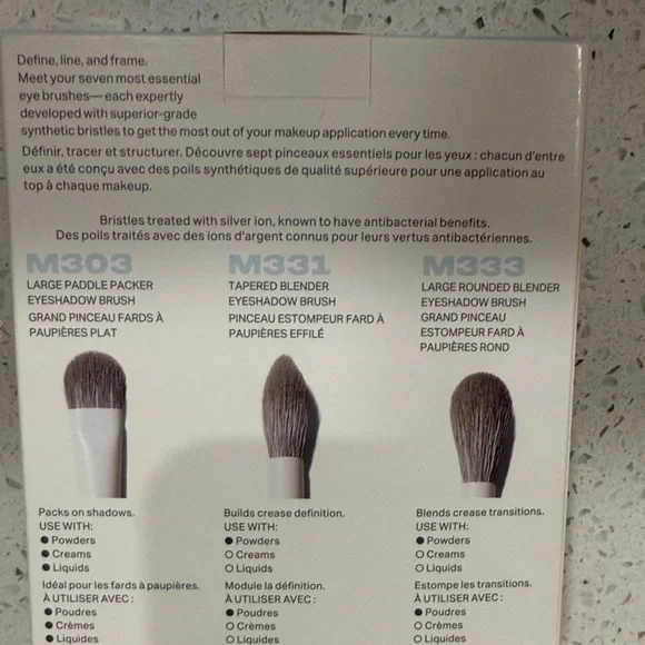 Morphe Eye Want It All Brush Set - White and Black - Picture 3 of 6